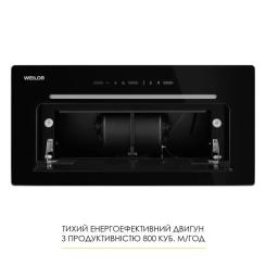 Вытяжка кухонная Weilor LUMINA WBG 65 BLACK Фото 9