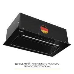 Вытяжка кухонная Weilor LUMINA WBG 65 BLACK Фото 1