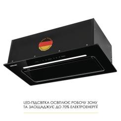 Вытяжка кухонная Weilor LUMINA WBG 65 BLACK Фото 2