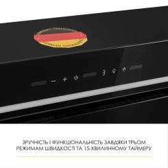 Вытяжка кухонная Weilor LUMINA WBG 65 BLACK Фото 5