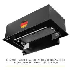 Вытяжка кухонная Weilor LUMINA WBG 65 BLACK Фото 6