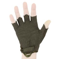 Тактические перчатки 2E безпалі M зелені Фото 2