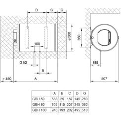 Бойлер TIKI GBH 80 ComfortH80V9 Фото 1