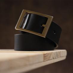 Ремень Grande Pelle Кожаный Синий Фото 4