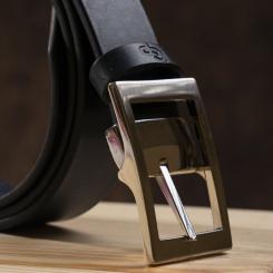 Ремень Grande Pelle Кожаный Синий Фото 6