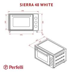 Электропечь Perfelli SIERRA 48 WHITE Фото 11