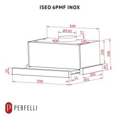 Вытяжка кухонная Perfelli ISEO 6PMF INOX Фото 11