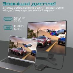 Концентратор Promate USB Hub 6 ports mediahub-c6.black Фото 4