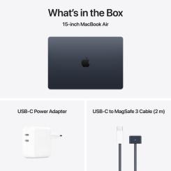 Ноутбук Apple MacBook Air 15 M4 A3241 Midnight Фото 8