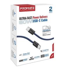 Дата кабель Promate USB-C to USB-C 1.2m Фото 1