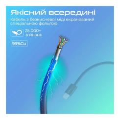 Дата кабель Promate USB-C to USB-C 1.2m Фото 4