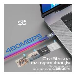 Дата кабель Promate USB-C to USB-C 2.0m Фото 3