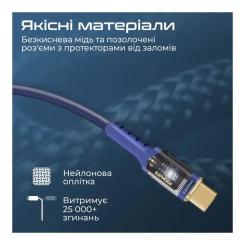 Дата кабель Promate USB-C to USB-C 2.0m Фото 5