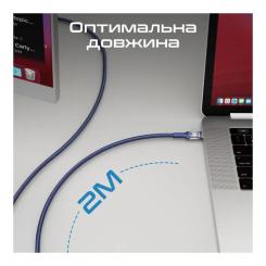 Дата кабель Promate USB-C to USB-C 2.0m Фото 6