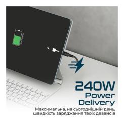 Дата кабель Promate USB-C to USB-C 1.0m Фото 2