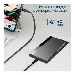 Дата кабель Promate USB-C to USB-C 1.0m Фото 3