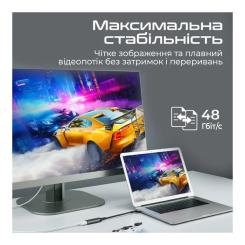 Адаптер Promate USB-C to HDMI M 2.0m Фото 3