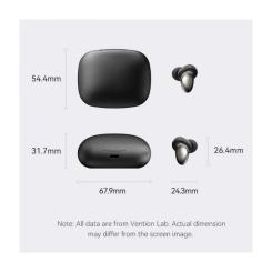 Наушники Vention Tiny Earbuds T13 Black Фото 2