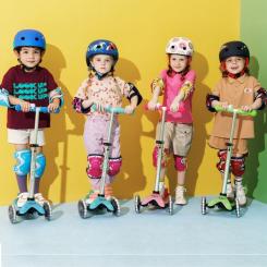 Самокат Micro Mini Deluxe Glow LED Арктичний синій Фото 9