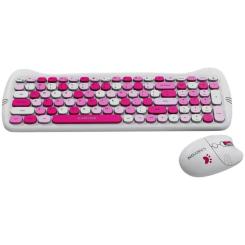 Комплект Canyon HSET-W6 Kitty Edition Wireless UA Pink Фото 2