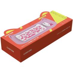 Комплект Canyon HSET-W6 Kitty Edition Wireless UA Pink Фото 5