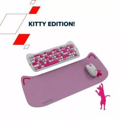 Комплект Canyon HSET-W6 Kitty Edition Wireless UA Pink Фото 6