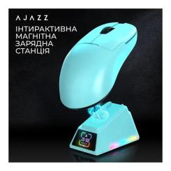 Мышка Ajazz AJ159 APEX Wireless/Bluetooth/USB Blue Фото 8