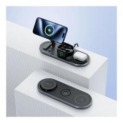 Зарядное устройство Acefast Wireless QI 3in1 15W E19 Qi2 Фото 6