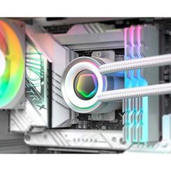 Система жидкостного охлаждения ID-Cooling FX240 INF White Фото 11