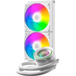 Система жидкостного охлаждения ID-Cooling FX240 INF White Фото 1