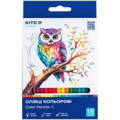 Карандаши цветные Kite Classic 18 кольорів Фото