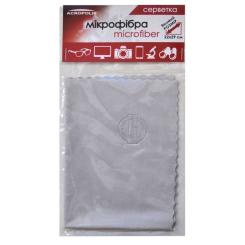 Салфетки Acropolis A-90/12 microfiber 29*22см gray, поштучно Фото 1