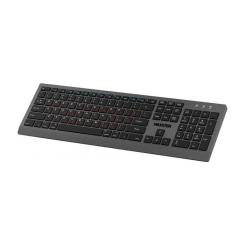 Клавиатура Maxxter KBW-01G-UA Wireless UA Gray Фото 1