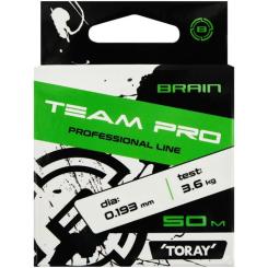 Леска Brain Team Pro 50m (clear) 0.193mm 3.6kg Фото 1