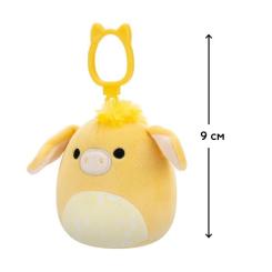 Брелок Squishmallows на кліпсі – Віслючок Гевін 9 см Фото 1