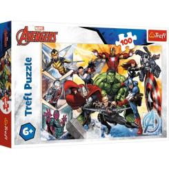Пазл Trefl The Avengers Сила Мстителей 100 элементов Фото