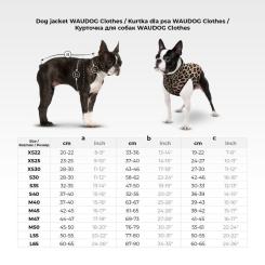 Курточка для животных WAUDOG Clothes "Смайлики на голубом" M45 Фото 3