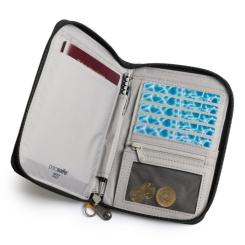 Кошелек Pacsafe RFIDsafe compact travel organizer Темно-синій Фото 4