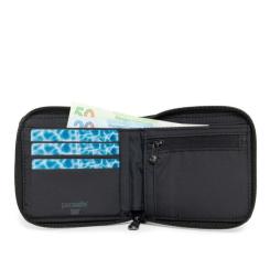 Кошелек Pacsafe RFIDsafe zip around wallet Чорний Фото 2