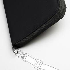 Кошелек Pacsafe RFIDsafe zip around wallet Чорний Фото 4