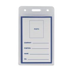 Бейдж Buromax вертикальный, 65 х 109 мм Фото