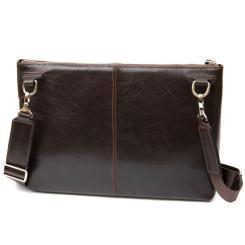 Сумка Grande Pelle Кожаная мужская Коричневая Фото 1