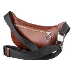 Сумка Grande Pelle Поясная Коричневая Фото 1