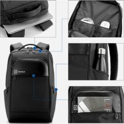 Рюкзак для ноутбука Tavialo 15.6" WARRIOR TD23 black, 23L Фото 7