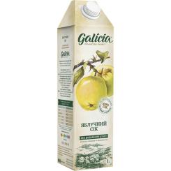 Сок Galicia Яблучний прямого віджиму неосвітлений 1 л Фото