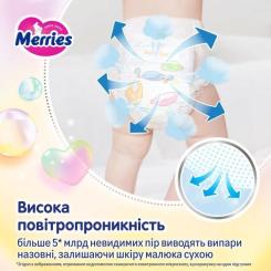 Подгузники Merries розмір XL (12-22 кг) трусики 46 шт Фото 10