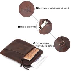 Сумка Shvigel Из винтажной кожи Коричневая Фото 3