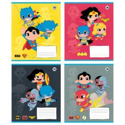 Тетрадь Kite DC Comics, 12 листов, косая линия Фото