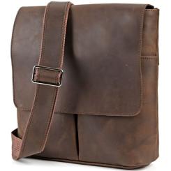 Сумка Shvigel Из винтажной кожи Коричневая Фото