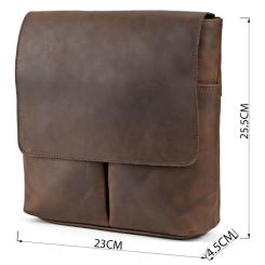 Сумка Shvigel Из винтажной кожи Коричневая Фото 2